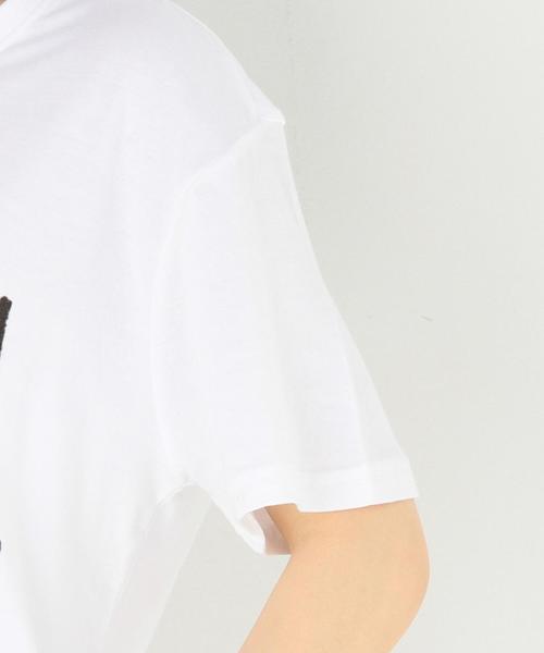 ELEVEN PARIS（イレブンパリ）の「ELEVEN PARIS バスキア スカル Tシャツ/ BCELEVEN/P BSQIT SKL T◆（Tシャツ/カットソー・レディース・ホワイト・フリー）」の7枚目の写真