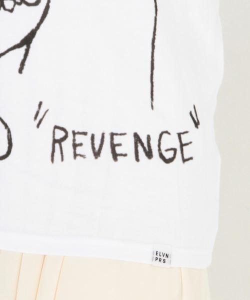 ELEVEN PARIS（イレブンパリ）の「ELEVEN PARIS バスキア スカル Tシャツ/ BCELEVEN/P BSQIT SKL T◆（Tシャツ/カットソー・レディース・ホワイト・フリー）」の8枚目の写真