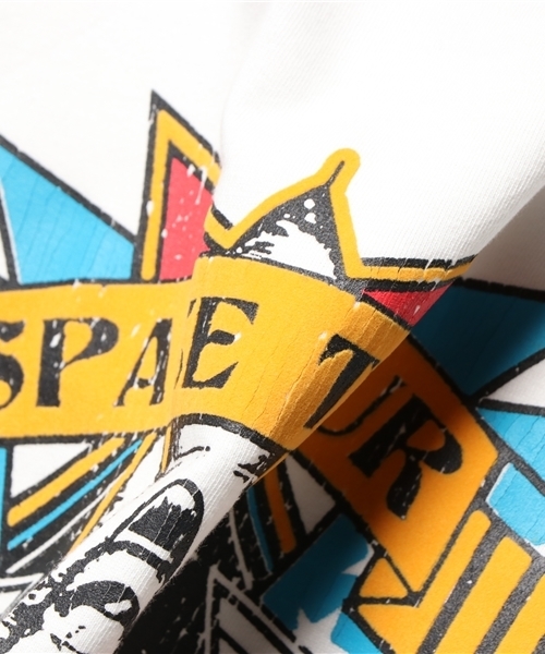 ALDIES(アールディーズ)の「Space Tour Long T 袖プリント ロングスリーブT(Tシャツ/カットソー・メンズ・ホワイト/ブラック/ホワイト系その他/ネイビー・MEDIUM/SMALL/LARGE)」の10枚目の写真