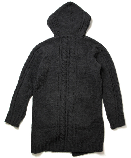 JACKROSE（ジャックローズ）の「マイクロファイバー・フードコーディガン（カーディガン/ボレロ・メンズ・ブラック/ベージュ/グレー・M/L）」の4枚目の写真