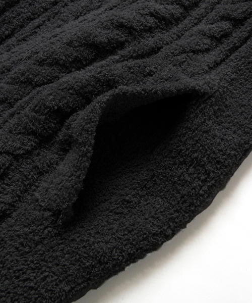 JACKROSE（ジャックローズ）の「マイクロファイバー・フードコーディガン（カーディガン/ボレロ・メンズ・ブラック/ベージュ/グレー・M/L）」の6枚目の写真