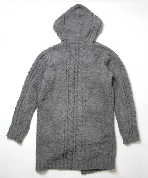 JACKROSE（ジャックローズ）の「マイクロファイバー・フードコーディガン（カーディガン/ボレロ・メンズ・ブラック/ベージュ/グレー・M/L）」の10枚目の写真