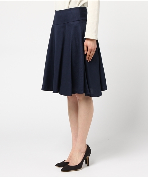 N.(N. Natural Beauty Basic)(エヌエヌナチュラルビューティーベーシック)の「ルージュブッチャーサーキュラースカート(スカート・レディース・ピンク/ベージュ/ネイビー/ブルー・MEDIUM/SMALL)」の6枚目の写真