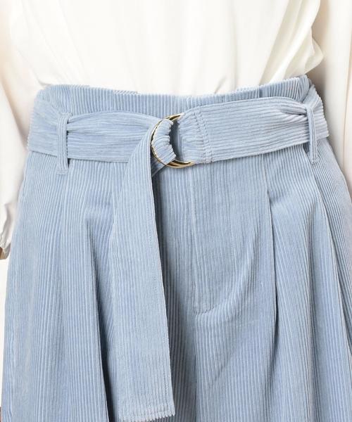 green label relaxing（グリーンレーベルリラクシング）の「CB AIRウォッシュコーデュロイ ワイドパンツ ◆（その他パンツ・レディース・ナチュラル/ベージュ/ライトブルー・36/38）」の19枚目の写真