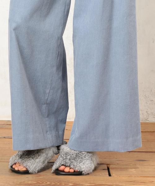 green label relaxing（グリーンレーベルリラクシング）の「CB AIRウォッシュコーデュロイ ワイドパンツ ◆（その他パンツ・レディース・ナチュラル/ベージュ/ライトブルー・36/38）」の22枚目の写真
