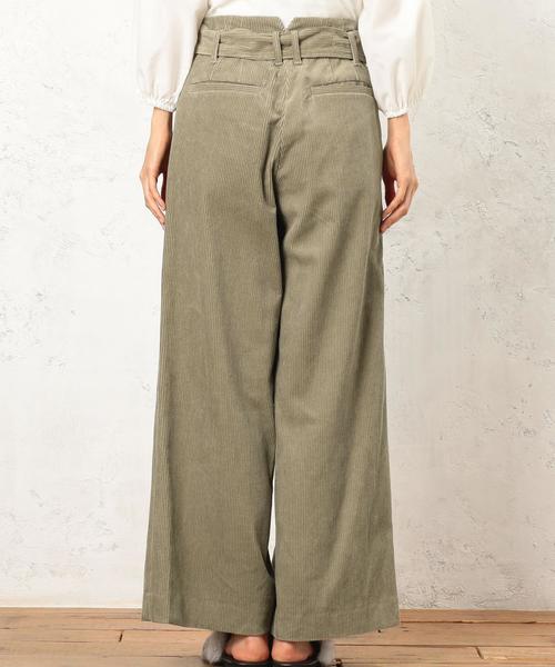 green label relaxing（グリーンレーベルリラクシング）の「CB AIRウォッシュコーデュロイ ワイドパンツ ◆（その他パンツ・レディース・ナチュラル/ベージュ/ライトブルー・36/38）」の13枚目の写真
