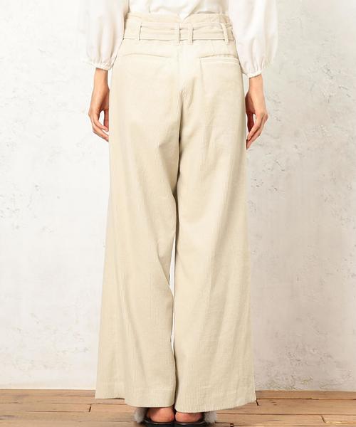 green label relaxing（グリーンレーベルリラクシング）の「CB AIRウォッシュコーデュロイ ワイドパンツ ◆（その他パンツ・レディース・ナチュラル/ベージュ/ライトブルー・36/38）」の15枚目の写真
