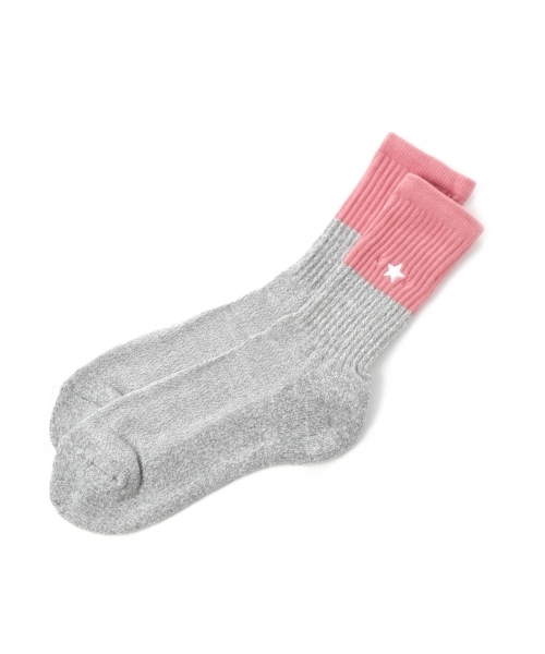 GLOBAL WORK（グローバルワーク）の「ミドルソックス/769705（ソックス/靴下・メンズ・ホワイト/ライトグレー/ブラック系その他/ピンク系その他/ネイビー・FREE）」の5枚目の写真