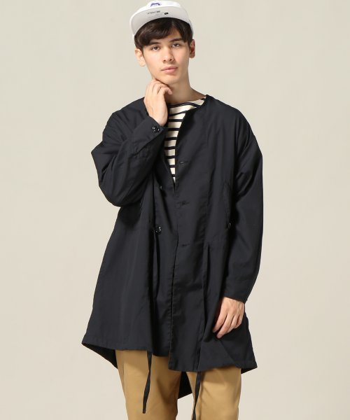 充実の品 monitaly ノーカラーコート - ミリタリージャケット - www ...
