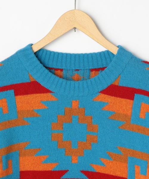 PENDLETON（ペンドルトン）の「PENDLETON(ペンドルトン)別注クルーネックニット（ニット/セーター・メンズ・コバルトブルー/ホワイト・LARGE/X-LARGE/MEDIUM/SMALL）」の13枚目の写真