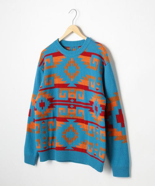 PENDLETON（ペンドルトン）の「PENDLETON(ペンドルトン)別注クルーネックニット（ニット/セーター・メンズ・コバルトブルー/ホワイト・LARGE/X-LARGE/MEDIUM/SMALL）」の17枚目の写真