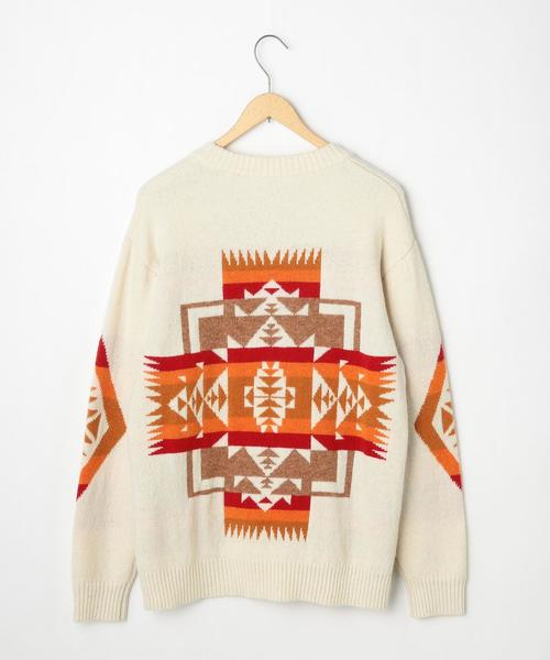 PENDLETON（ペンドルトン）の「PENDLETON(ペンドルトン)別注クルーネックニット（ニット/セーター・メンズ・コバルトブルー/ホワイト・LARGE/X-LARGE/MEDIUM/SMALL）」の18枚目の写真