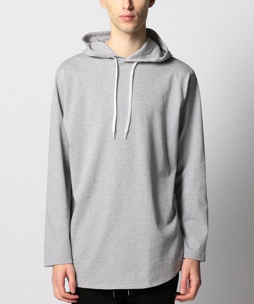MONKEY TIME（モンキータイム）の「＜monkey time＞ 30TJK LONG HOODIE/パーカ ◆（パーカー・メンズ・グレー/ホワイト・MEDIUM/LARGE/X-LARGE/SMALL）」の3枚目の写真