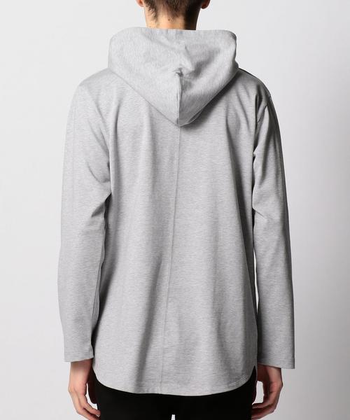 MONKEY TIME（モンキータイム）の「＜monkey time＞ 30TJK LONG HOODIE/パーカ ◆（パーカー・メンズ・グレー/ホワイト・MEDIUM/LARGE/X-LARGE/SMALL）」の4枚目の写真