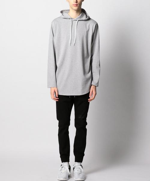 MONKEY TIME（モンキータイム）の「＜monkey time＞ 30TJK LONG HOODIE/パーカ ◆（パーカー・メンズ・グレー/ホワイト・MEDIUM/LARGE/X-LARGE/SMALL）」の6枚目の写真