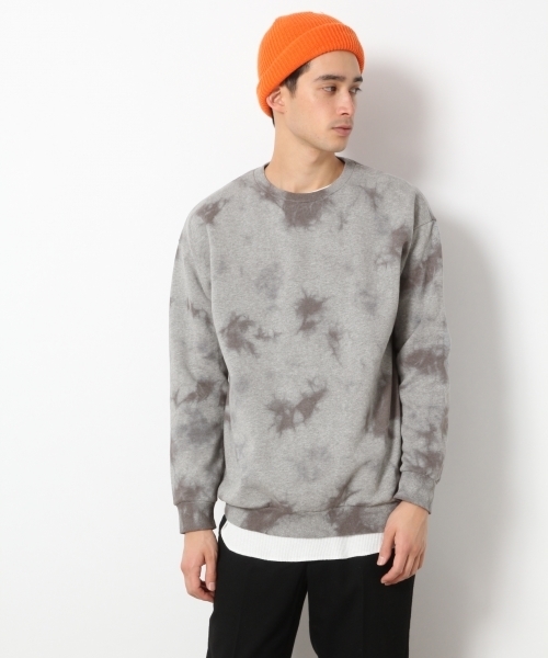 RAGEBLUE（レイジブルー）の「絞り染め裏毛スウェットクルー/776985（スウェット・メンズ・ブラック/パープル/グレー・SMALL/MEDIUM/LARGE）」の10枚目の写真
