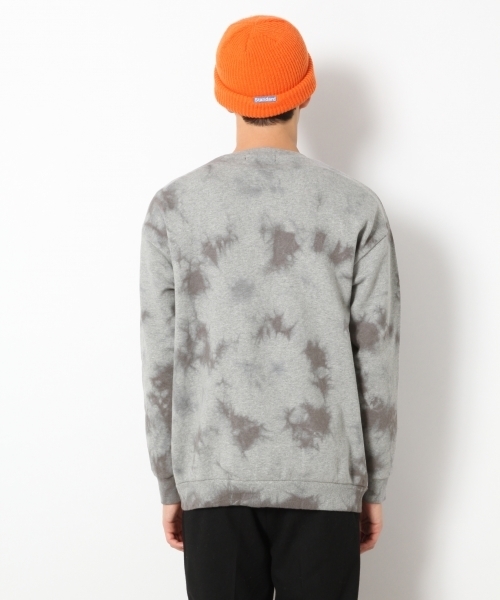 RAGEBLUE（レイジブルー）の「絞り染め裏毛スウェットクルー/776985（スウェット・メンズ・ブラック/パープル/グレー・SMALL/MEDIUM/LARGE）」の6枚目の写真