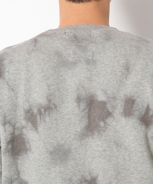 RAGEBLUE（レイジブルー）の「絞り染め裏毛スウェットクルー/776985（スウェット・メンズ・ブラック/パープル/グレー・SMALL/MEDIUM/LARGE）」の4枚目の写真