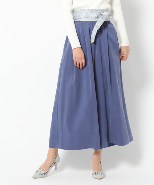 laboratory work（ラボラトリーワーク）の「テンセルチノパンツ（その他パンツ・レディース・ブラック/ベージュ/インディゴブルー・MEDIUM）」の3枚目の写真