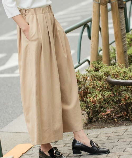 laboratory work（ラボラトリーワーク）の「テンセルチノパンツ（その他パンツ・レディース・ブラック/ベージュ/インディゴブルー・MEDIUM）」の6枚目の写真