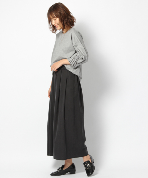 laboratory work（ラボラトリーワーク）の「テンセルチノパンツ（その他パンツ・レディース・ブラック/ベージュ/インディゴブルー・MEDIUM）」の4枚目の写真