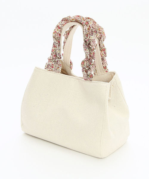 Liberty London リバティ の リバティプリント フリルミニトートバッグ トートバッグ Wear