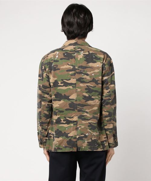 STYLEBLOCK（スタイルブロック）の「ストレッチデニムカモフラスプラッシュテーラードジャケット（テーラードジャケット・メンズ・カモフラージュ/ブルー/サックスブルー・M/XL/L）」の5枚目の写真