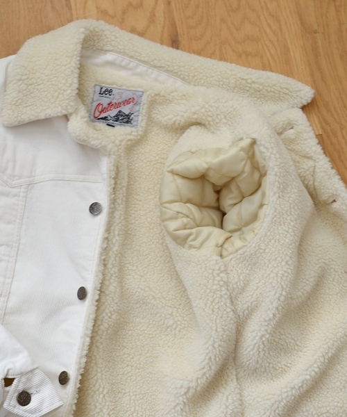 SHIPS for women（シップスフォーウィメン）の「★★LEE:コーデュロイ ランチ コート◇（その他アウター・レディース・オフホワイト/ベージュ・SMALL/MEDIUM）」の9枚目の写真