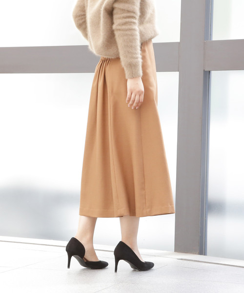 Tiara（ティアラ）の「切り替えフレアスカート（スカート・レディース・ホワイト×ブラック/キャメル/パープル・S/M）」の17枚目の写真