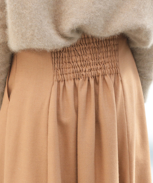 Tiara（ティアラ）の「切り替えフレアスカート（スカート・レディース・ホワイト×ブラック/キャメル/パープル・S/M）」の15枚目の写真