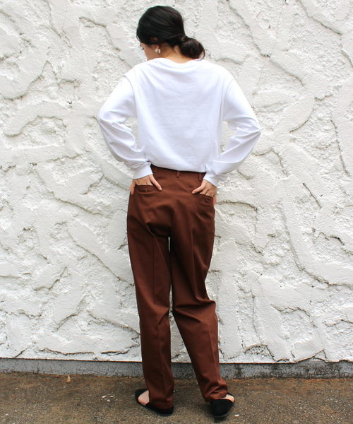 ottilie(オティーリエ)の「ハイウエストパンツ(その他パンツ・レディース・ベージュ/ブラウン/カーキ・SMALL/MEDIUM)」の4枚目の写真