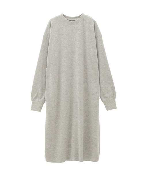 Luz Llena（ラズレナ）の「裾スリットサーマルワンピース（ワンピース・レディース・ブラック/ベージュ/グレー・MEDIUM）」の8枚目の写真