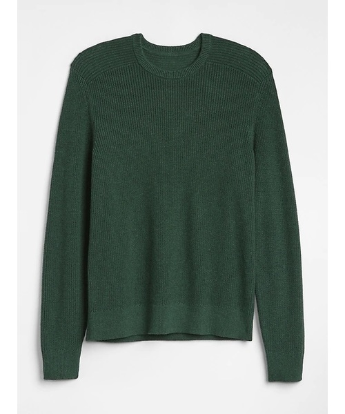 GAP（ギャップ）の「シェーカーステッチ プルオーバー クルーネックセーター（ニット/セーター・メンズ・チャコールグレー/ライトグレー/ブラック/ネイビー/グリーン/バーガンディー・S/M/L/XL/XS）」の10枚目の写真