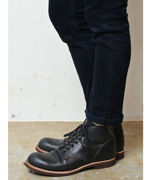 MR.OLIVE（ミスターオリーブ）の「【ホーウィン社】HORWEEN CHROMEXCEL LEATHER / SEVEN HOLE HUNTING BOOTS（ブーツ・メンズ・ナチュラル/ネイビー/ブラック・10h/9h/7h/8h）」の4枚目の写真