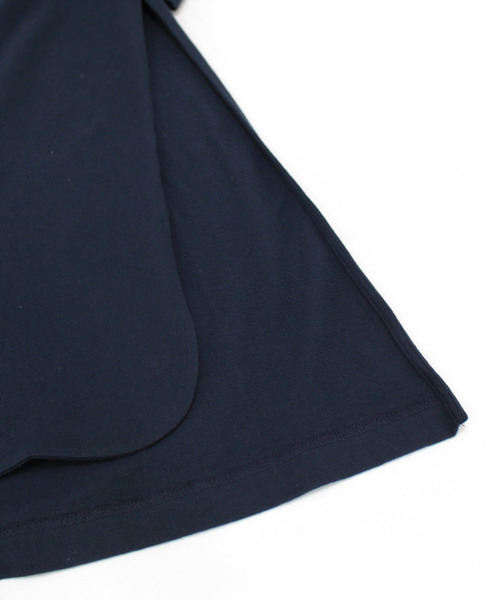 RNA-N（アールエヌエーエヌ）の「M1227 スリットロングプルオーバー（ワンピース・レディース・ネイビー/オフホワイト/ミント・MEDIUM）」の7枚目の写真