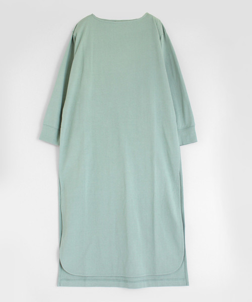 RNA-N（アールエヌエーエヌ）の「M1227 スリットロングプルオーバー（ワンピース・レディース・ネイビー/オフホワイト/ミント・MEDIUM）」の5枚目の写真