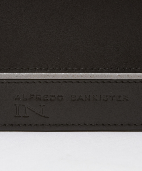 alfredoBANNISTER（アルフレッドバニスター）の「【販売店舗限定】パイピングデザイン 長財布（財布・メンズ・ブラック/キャメル・フリー）」の9枚目の写真