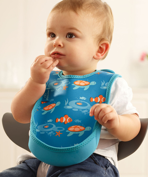 Bibetta（ビベッタ）の「【Bibetta/ビベッタ】ウルトラビブ（マグ/哺乳瓶/お食事グッズ・キッズ・ターコイズブルー/ブルー/グリーン/ライトピンク/ピンク系その他/ブルー系その他/グリーン系その他/ピンク系その他2/グリーン系その他2/スモークピンク/ライトグリーン・ONE SIZE）」の7枚目の写真