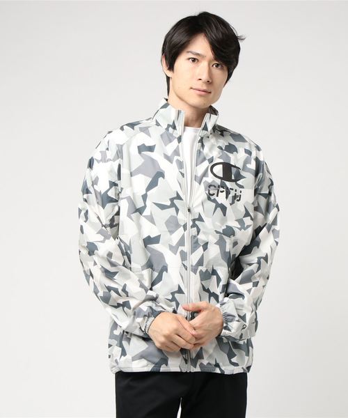 Champion(チャンピオン)の「【Champion/チャンピオン】メンズ CPFU プリントジャケット(その他アウター・メンズ・ダークブルー/ライトグレー/オリーブ・LARGE/MEDIUM/X-LARGE)」の2枚目の写真