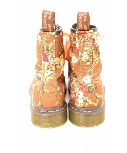 ブランド古着】花柄 8ホールブーツ キャンバス（ブーツ）｜Dr. Martens