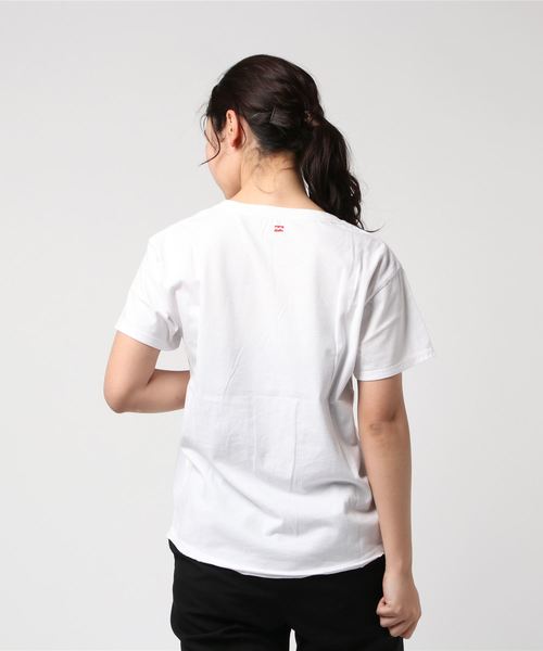 BILLABONG(ビラボン)の「半袖Tシャツ BILLABONG AJ013-224(Tシャツ/カットソー・レディース・レッド/イエロー/ミント・M/L)」の5枚目の写真