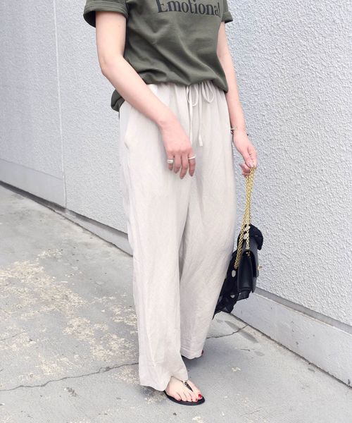 Khaju(カージュ)の「Khaju:リラックスイージーパンツ◆(その他パンツ・レディース・オフホワイト/カーキ/ライトブルー・ONE SIZE)」の21枚目の写真