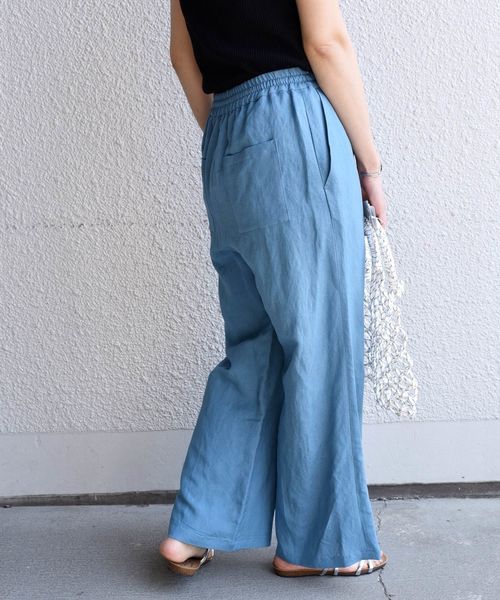 Khaju(カージュ)の「Khaju:リラックスイージーパンツ◆(その他パンツ・レディース・オフホワイト/カーキ/ライトブルー・ONE SIZE)」の5枚目の写真