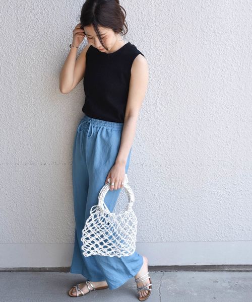 Khaju(カージュ)の「Khaju:リラックスイージーパンツ◆(その他パンツ・レディース・オフホワイト/カーキ/ライトブルー・ONE SIZE)」の17枚目の写真