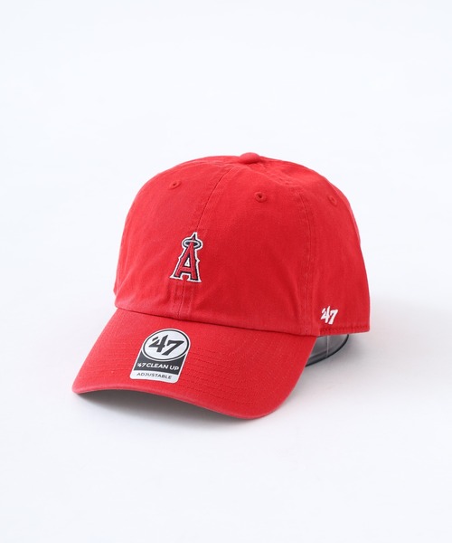 '47（フォーティーセブン）の「MLB公認 ’47BRAND NY LA ミニロゴ CLEAN UP Base Runner ベースボールキャップ（キャップ・メンズ・ホワイト/ブラック/ダークグリーン/ネイビー/グレー/レッド/ホワイト系その他/ブラック系その他/マルーン/ロイヤルブルー/チャコール/ナチュラル/ホワイト系その他2/グリーン系その他/ブラウン・FREE）」の16枚目の写真