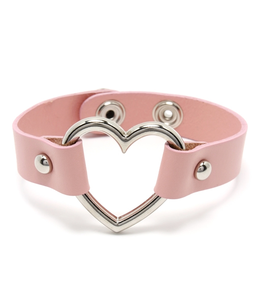 WEGO（ウィゴー）の「WEGO/ハートリングブレスレット（ブレスレット・レディース・ホワイト/ブラック/ピンク・FREE）」の3枚目の写真