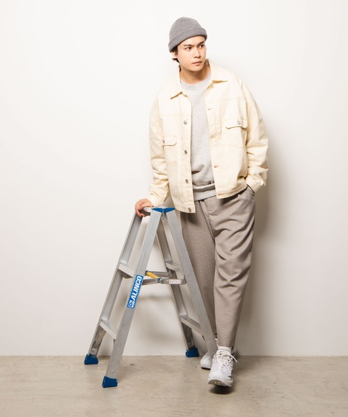 WEGO(ウィゴー)の「WEGO/【セットアップ対応商品】カラーステッチワークジャケット(その他アウター・メンズ・ブラック/ブラウン/アイボリー/ライトピンク/ダークオレンジ・MEDIUM/LARGE)」の16枚目の写真