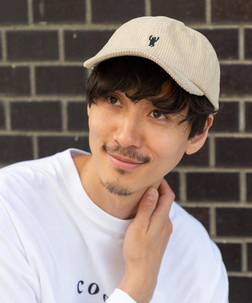 coen（コーエン）の「コーデュロイベースボールキャップ（キャップ・メンズ・ベージュ系その他/ブラック系その他/ベージュ/ブラック・FREE）」の3枚目の写真