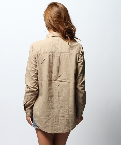 goa（ゴア）の「ﾅﾁｭﾗﾙﾊﾞｲｶﾗｰｽﾄｰﾙ付ﾋﾟｸﾞﾒﾝﾄｼｬﾂSET（シャツ/ブラウス・レディース・ブラック/モカ/ベージュ・FREE）」の6枚目の写真