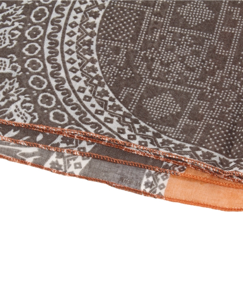 goa（ゴア）の「ﾅﾁｭﾗﾙﾊﾞｲｶﾗｰｽﾄｰﾙ付ﾋﾟｸﾞﾒﾝﾄｼｬﾂSET（シャツ/ブラウス・レディース・ブラック/モカ/ベージュ・FREE）」の8枚目の写真